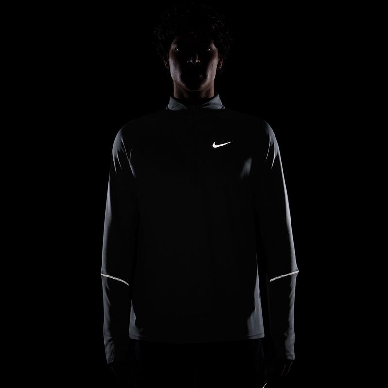Мъжки суитшърт за бягане Nike Miler Dri-Fit UV 1/2 Zip smoke grey 7