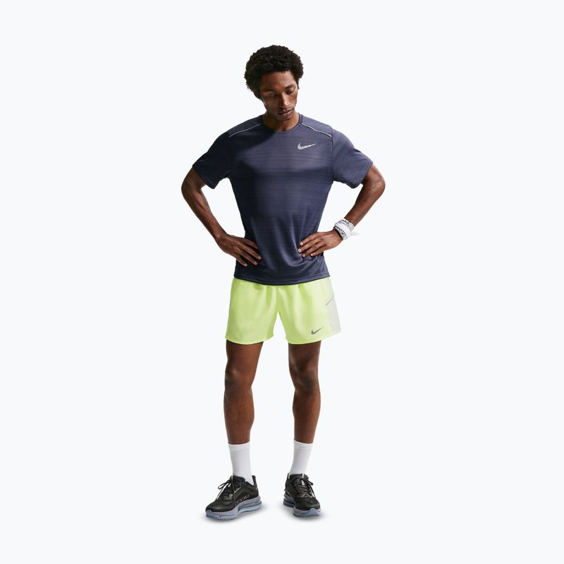 Мъжки шорти за бягане Nike Miler Dri-Fit 2in1 5" volt ice/barely volt 2