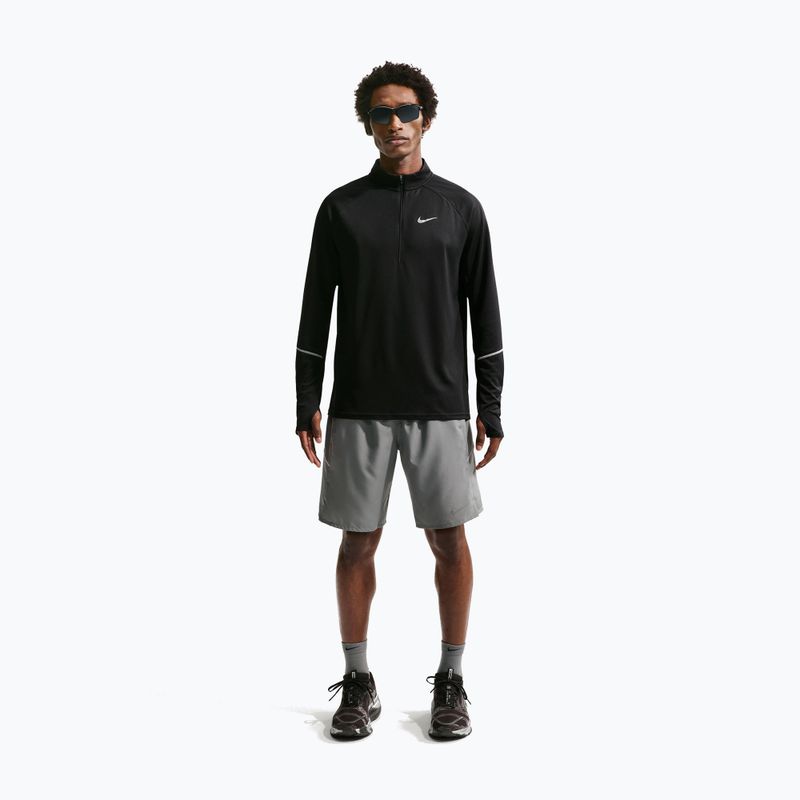 Мъжки суитшърт за бягане Nike Miler Dri-Fit UV 1/2 Zip black 2