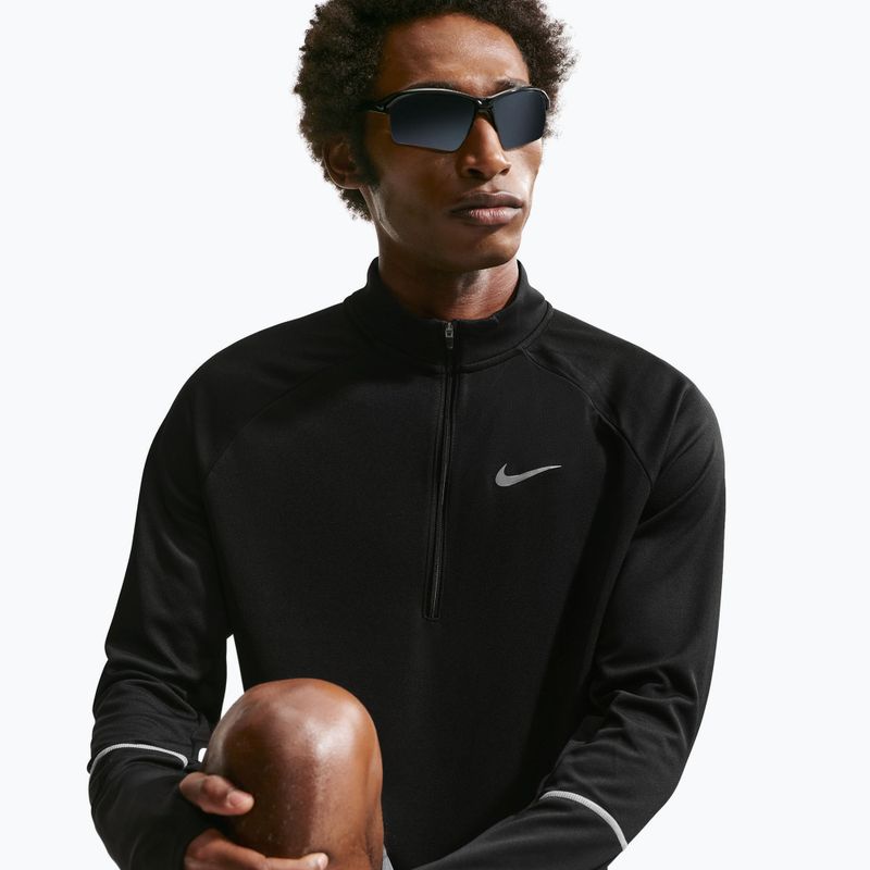 Мъжки суитшърт за бягане Nike Miler Dri-Fit UV 1/2 Zip black 5