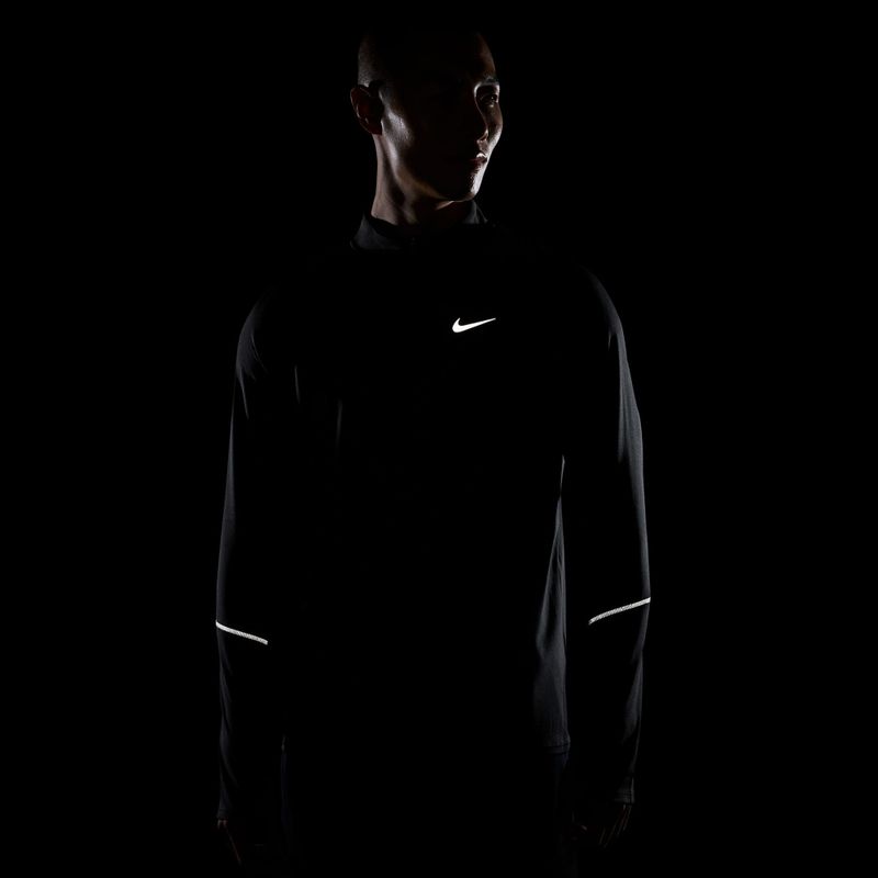 Мъжки суитшърт за бягане Nike Miler Dri-Fit UV 1/2 Zip black 7