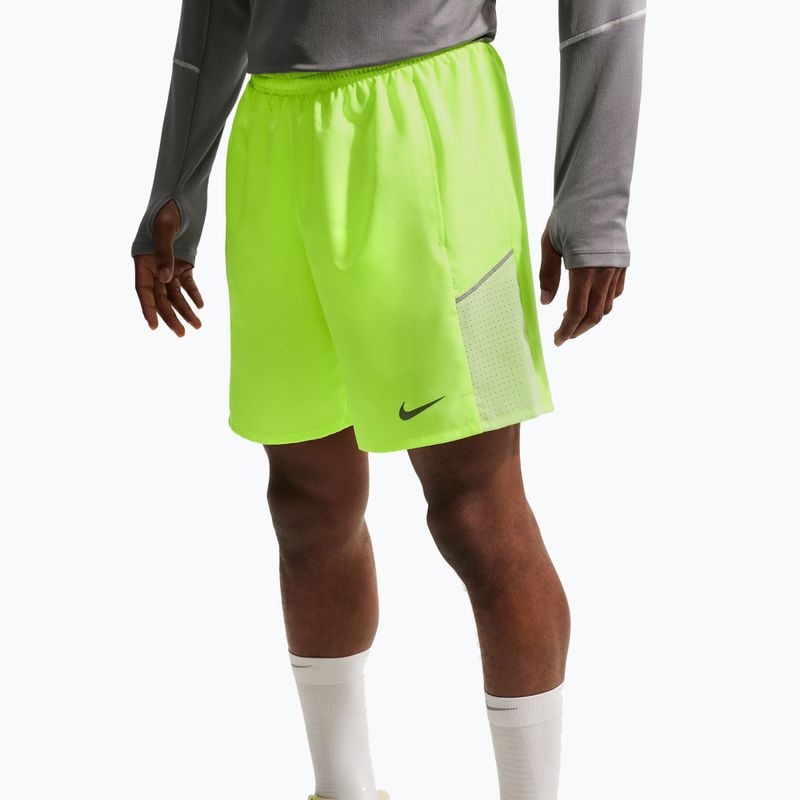 Мъжки шорти за бягане Nike Miler Dri-Fit 2in1 7" volt ice/barely volt 5