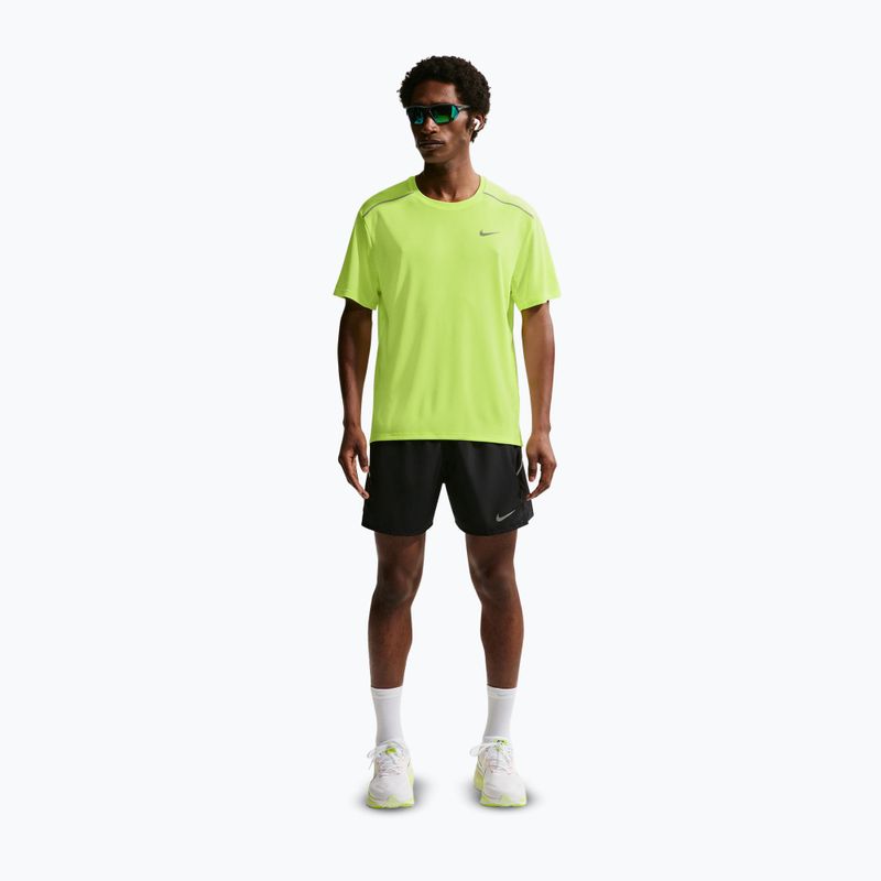 Мъжка тениска за бягане Nike Miler Dri-Fit UV volt ice 2