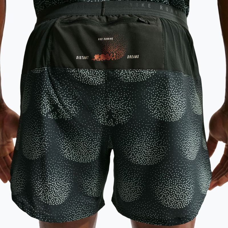 Мъжки шорти за бягане Nike Stride Dri-Fit Brief Lined 5" black spruce 6