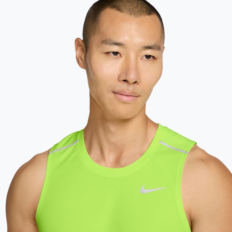 Мъжка тениска за бягане Nike Miler Dri-Fit volt ice 3