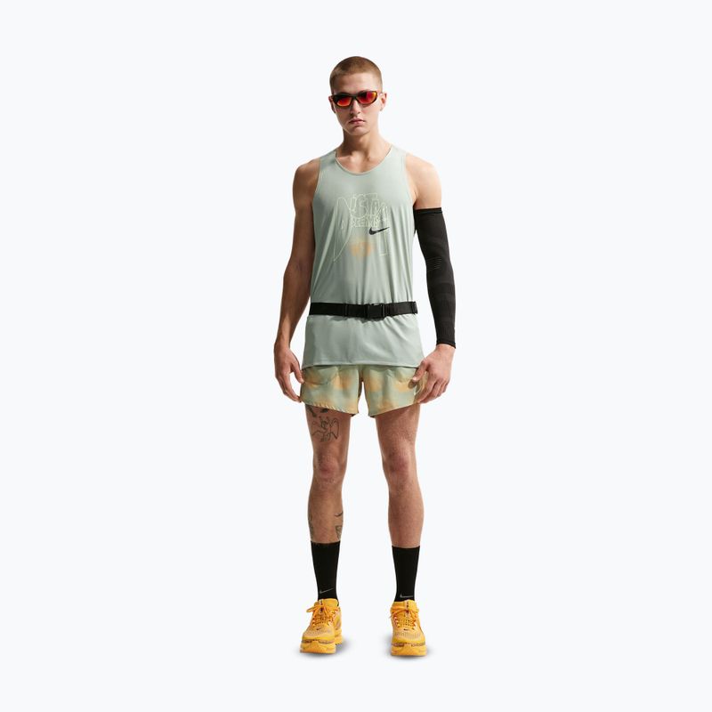 Мъжка тениска за бягане Nike Stride Dri-Fit ADV jade horizon/linen 2
