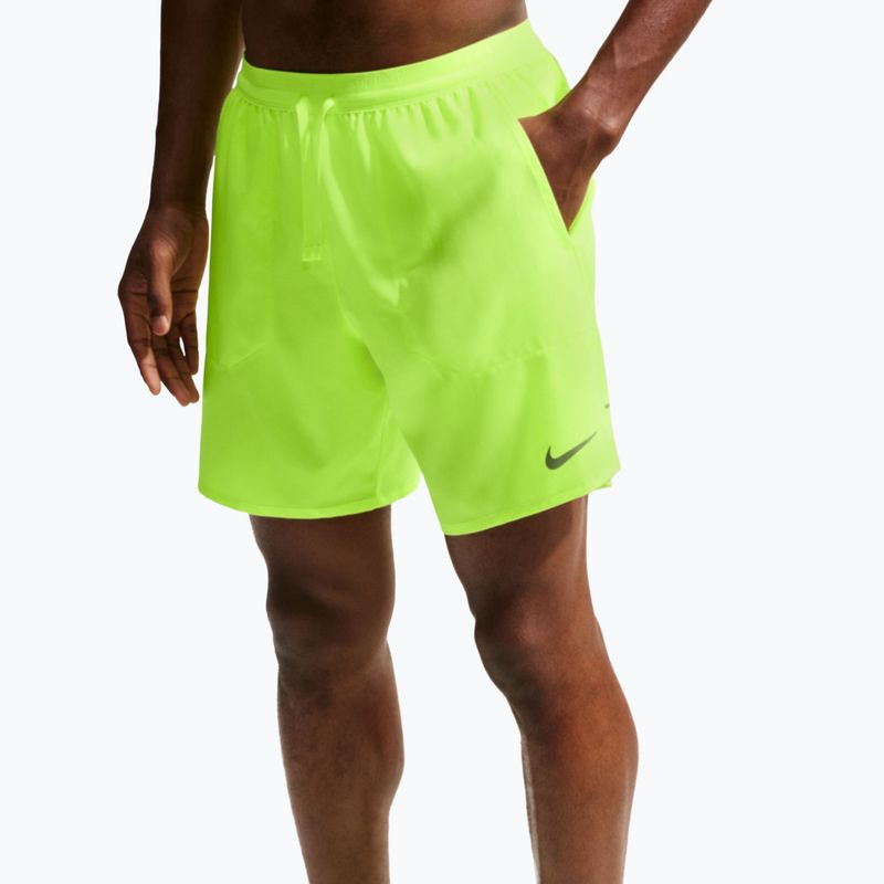 Мъжки шорти за бягане Nike Stride Dri-Fit Brief-Lined 7" volt ice 4