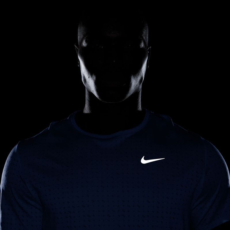 Мъжка тениска за бягане Nike Miler Breathe royal pulse 4