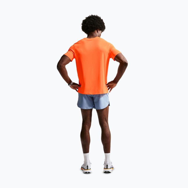 Мъжка тениска за бягане Nike Miler Dri-Fit UV total orange 2