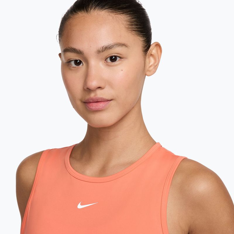 Дамски тренировъчен топ Nike Pro Dri-Fit crimson bliss/white 3