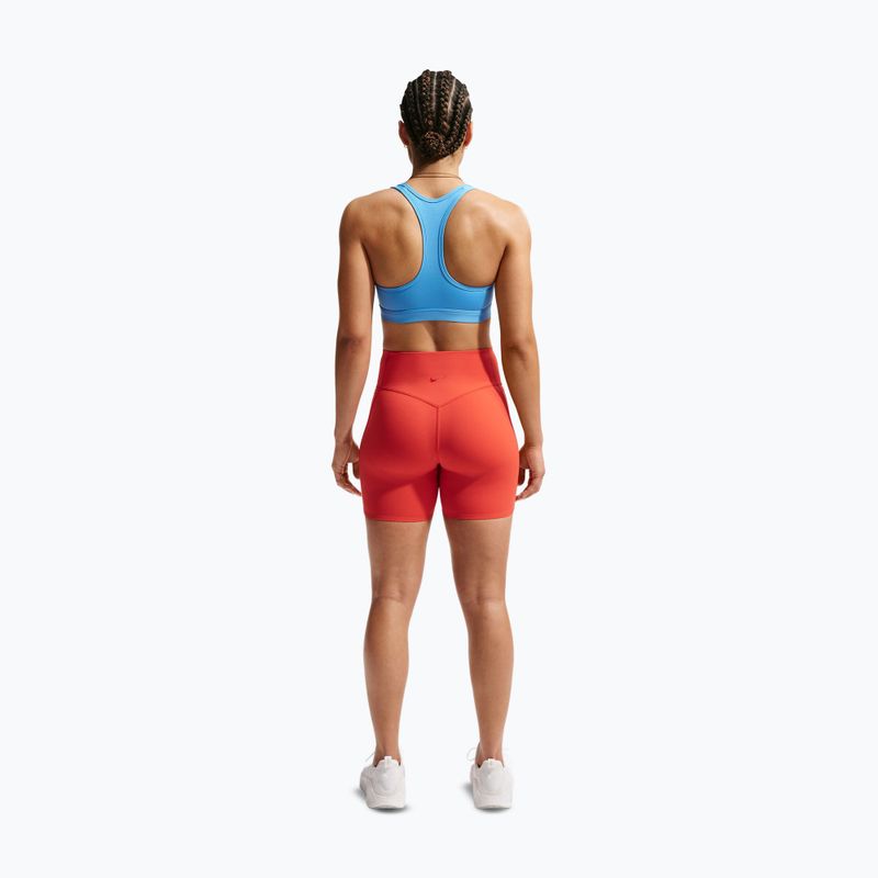 Спортен сутиен Nike Swoosh Medium Support university blue/white 3