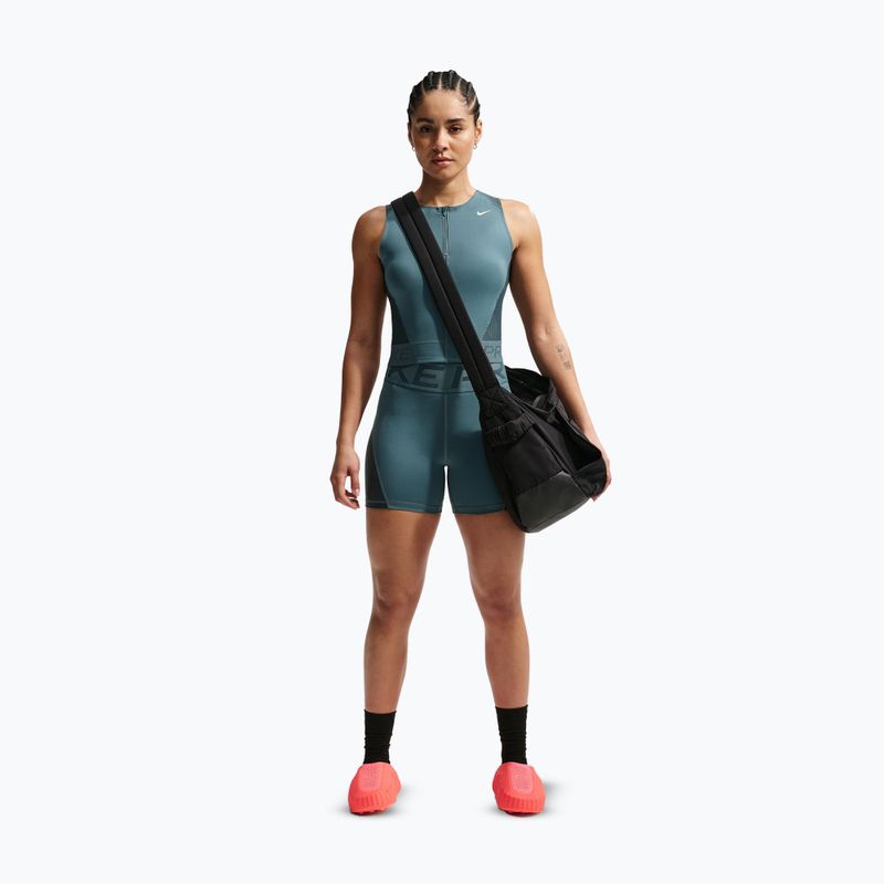 Дамска тренировъчна тениска Nike Pro Dri-Fit mineral slate/faded spruce/white 2