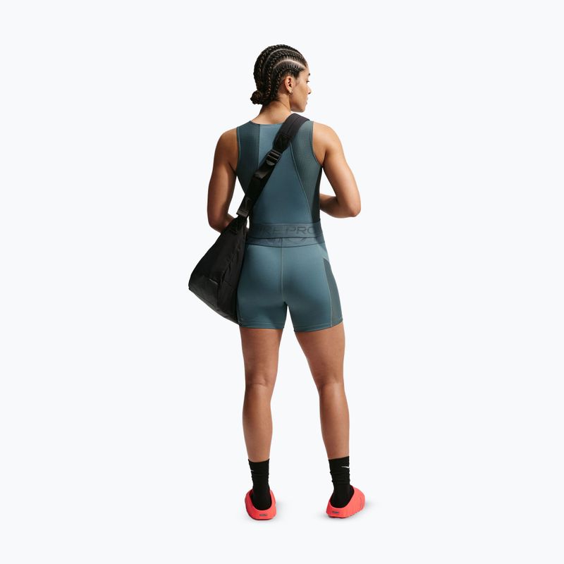 Дамска тренировъчна тениска Nike Pro Dri-Fit mineral slate/faded spruce/white 3