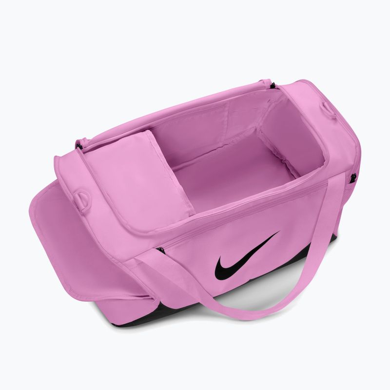 Чанта за тренировка/фитнес Nike Brasilia Duffel Small 40 l light magenta/black/black 4