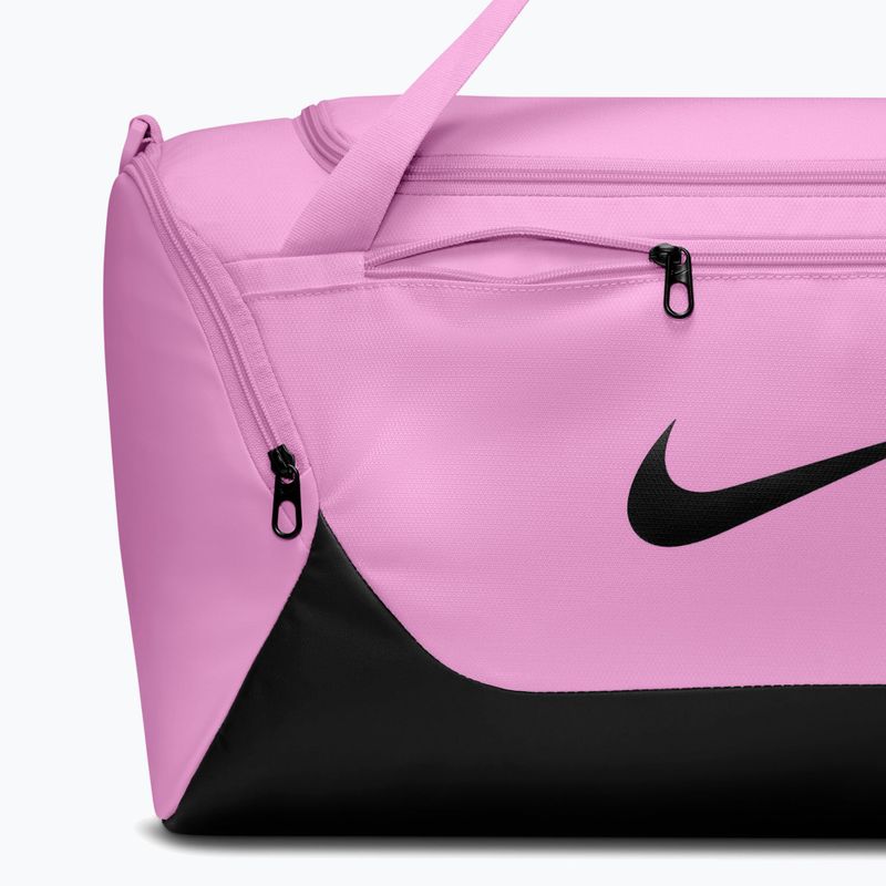 Чанта за тренировка/фитнес Nike Brasilia Duffel Small 40 l light magenta/black/black 6