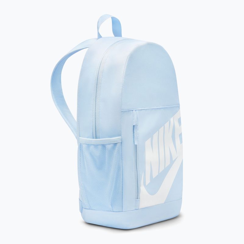 Детска градска раница Nike Elemental Shoebox 20 l hydrogen blue/orange/white 2