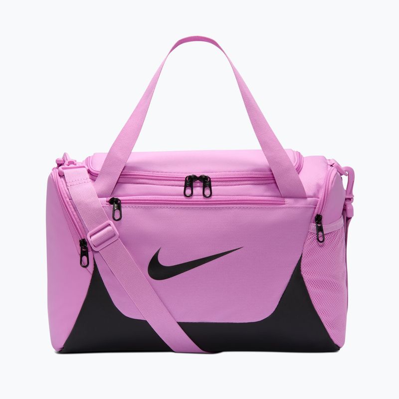 Чанта за тренировка Nike Brasilia Duffel Extra Small 24 l light magenta/black/black