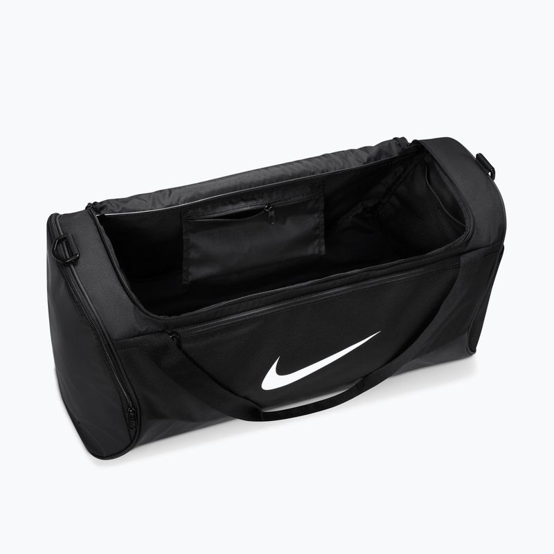 Чанта за тренировка/фитнес Nike Brasilia Duffel Medium 60 l black/black/white 4