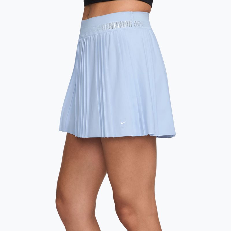 Тенис пола Nike Court Dri-Fit Advantage Pleated hydrogen blue/white 3