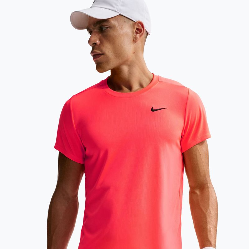 Мъжка тениска/фланелка за тенис Nike Court Dri-Fit Victory hot lava/black 4