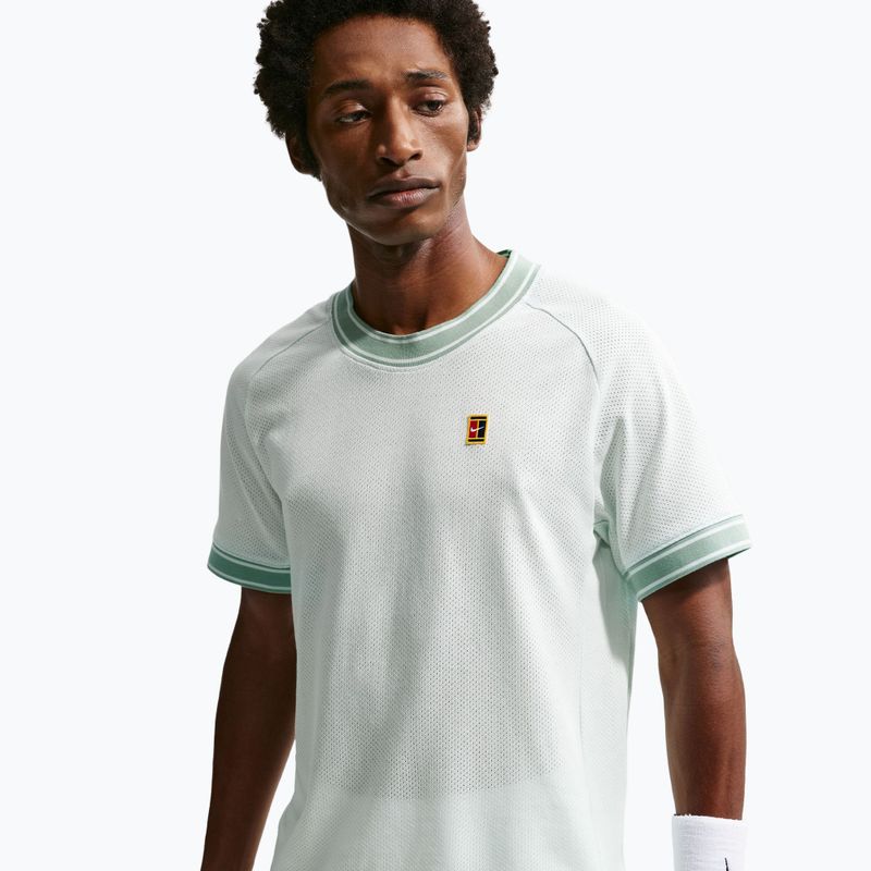 Мъжка тениска/фланелка за тенис Nike Court Heritage barely green 4