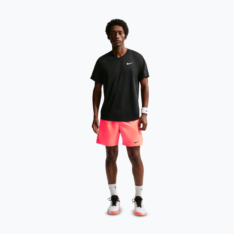 Мъжки тенис шорти Nike Court Dri-Fit Victory 7" hot lava/black 2