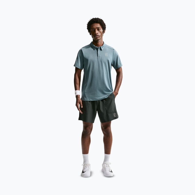 Мъжки тенис шорти Nike Court Dri-Fit Advantage 6" black spruce/white 2