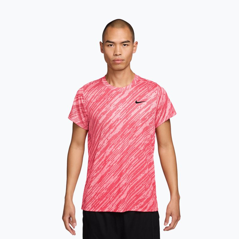 Мъжка тениска/фланелка за тенис Nike Court Dri-Fit Victory Print pink foam/black
