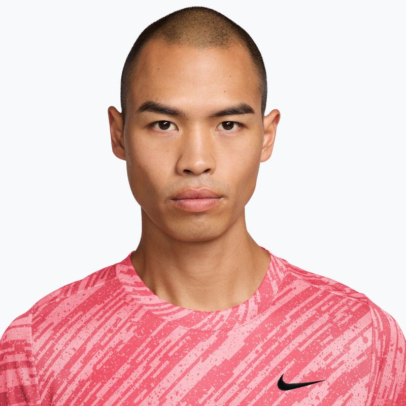 Мъжка тениска/фланелка за тенис Nike Court Dri-Fit Victory Print pink foam/black 3