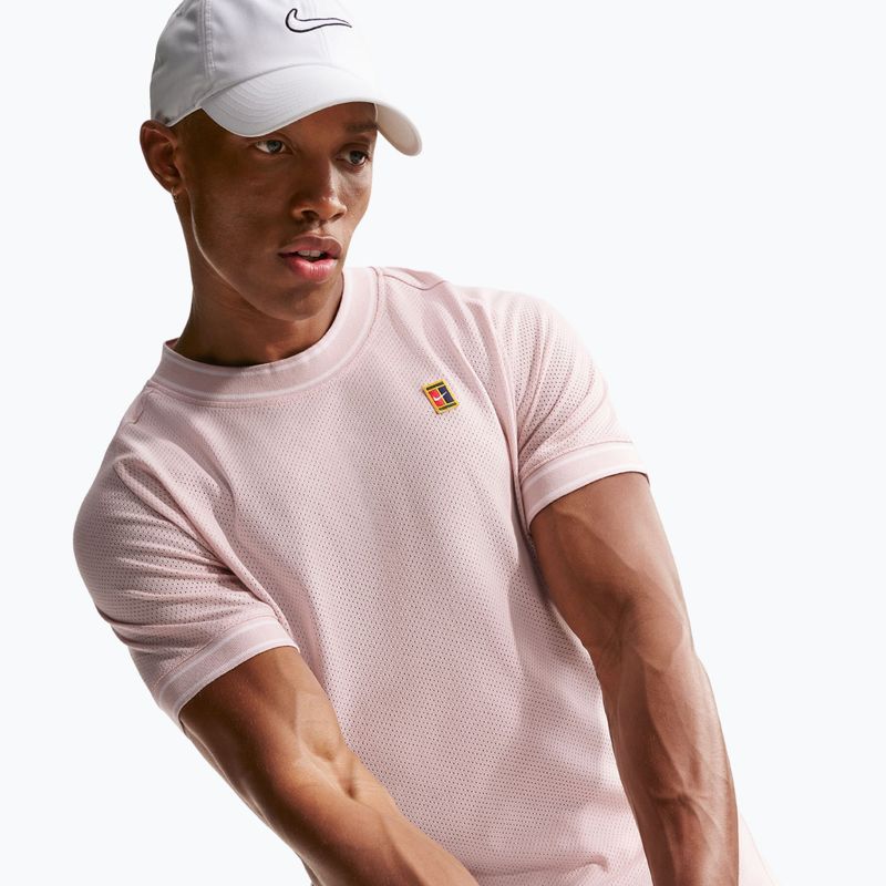 Мъжка тениска/фланелка за тенис Nike Court Heritage silt red 6