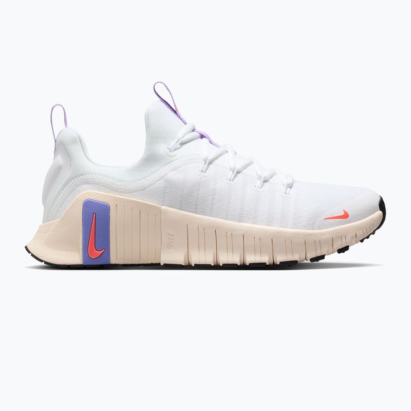 Дамски обувки за тренировка Nike Free Metcon 6 white/violet mist/chalk/hot lava 8