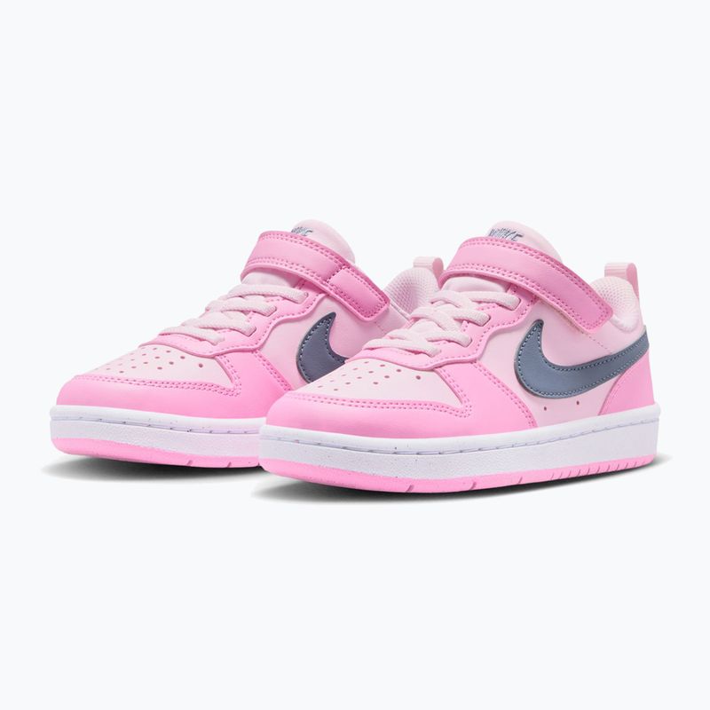 Детски обувки Nike Court Borough Low Recraft pink foam/pink rise/white/ashen slate 3
