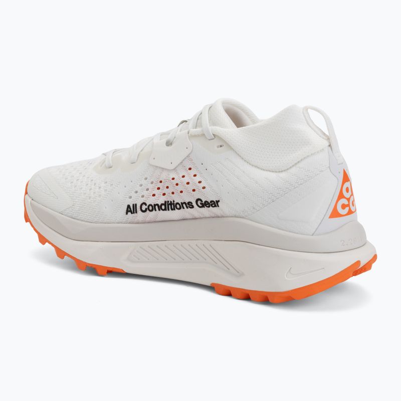 Мъжки маратонки за бягане Nike ACG Zegama Trail summit white/phantom/safety orange/black 3