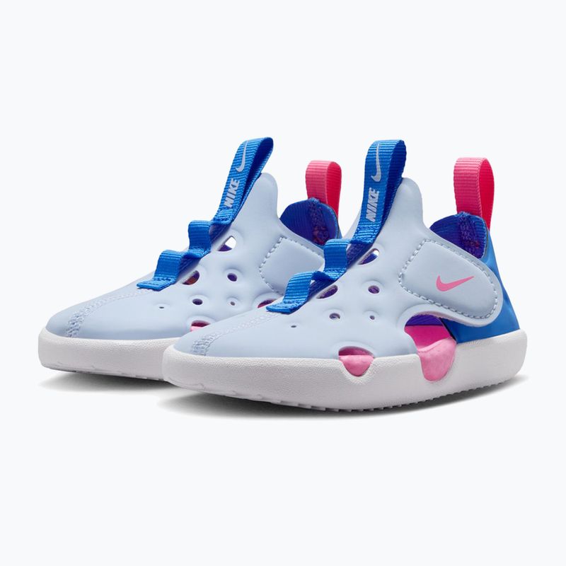 Детски сандали Nike Sunray Protect 4 hydrogen blue/blue crystal/pink glow 3