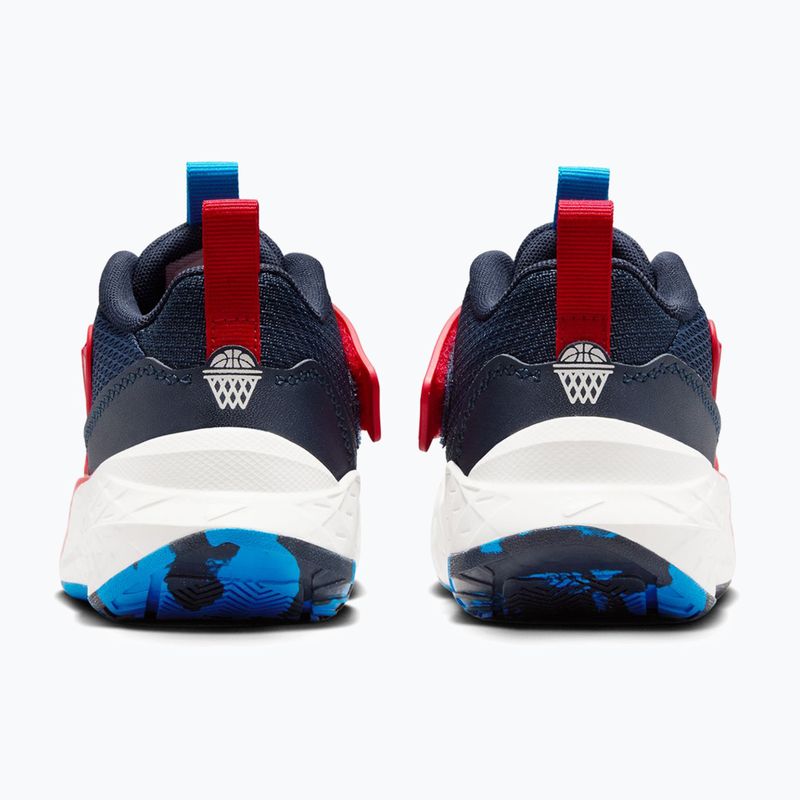 Детски обувки Nike Team Hustle D 12 tm navy/university red/photo blue/sail 4