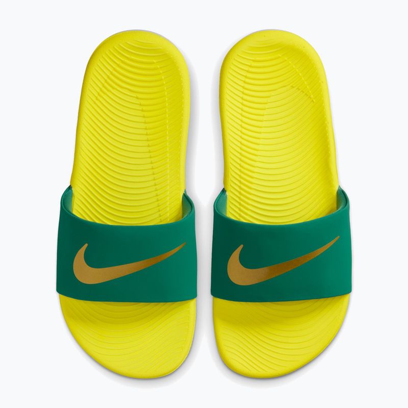 Чехли Nike Coffee malachite/sonic yellow/metallic gold 10