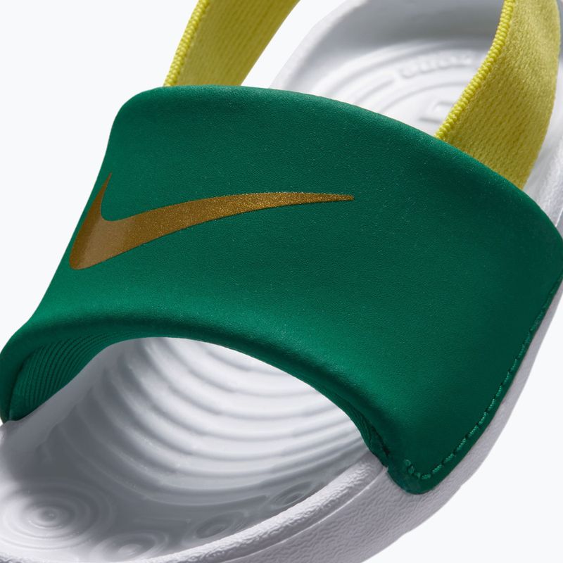Детски чехли Nike Kawa malachite/sonic yellow 7