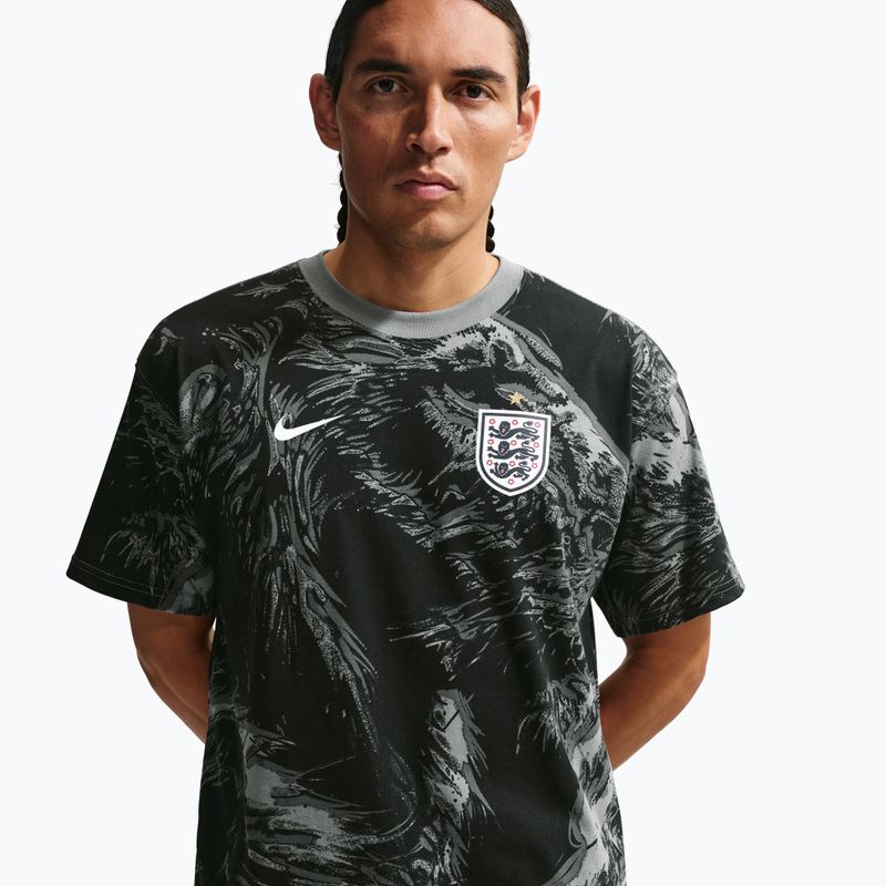 Мъжка футболна фланелка Nike England Soccer dark steel grey 4