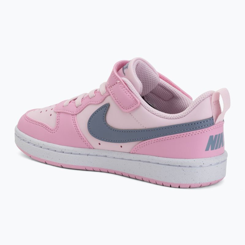 Детски обувки Nike Court Borough Low Recraft pink foam/pink rise/white/ashen slate 3