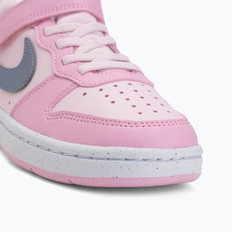 Детски обувки Nike Court Borough Low Recraft pink foam/pink rise/white/ashen slate 7