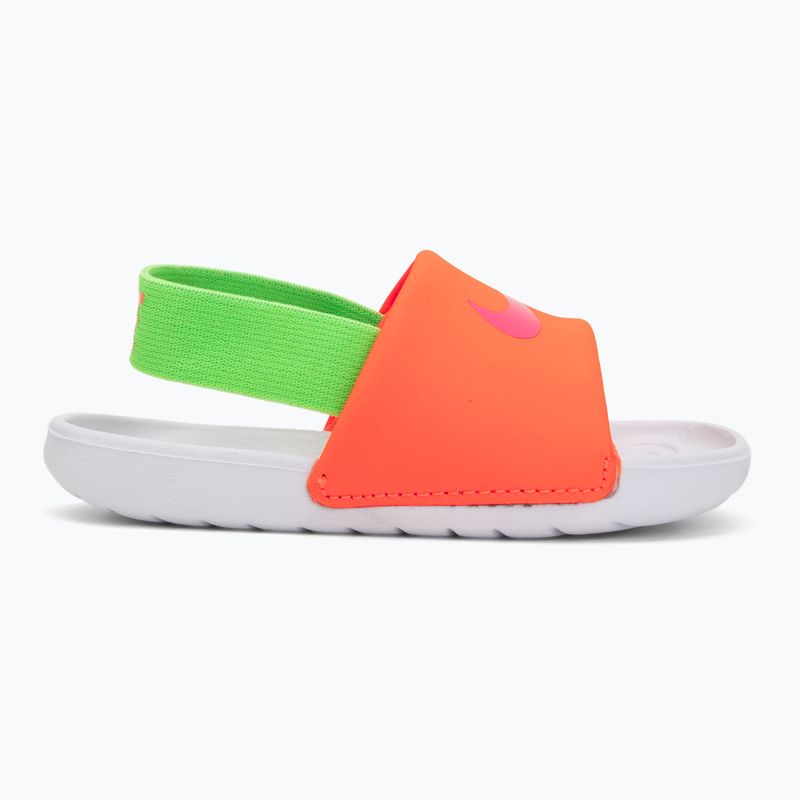 Детски чехли Nike Kawa total orange/green strike 2