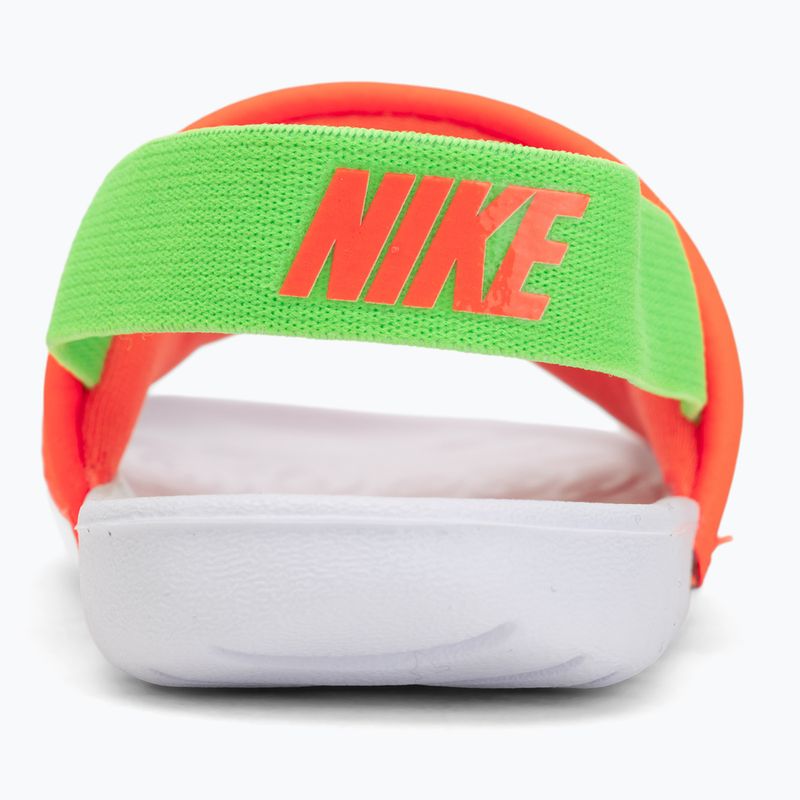 Детски чехли Nike Kawa total orange/green strike 6