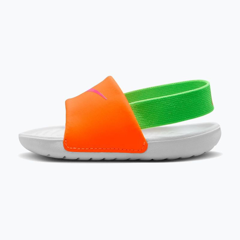 Детски чехли Nike Kawa total orange/green strike 2