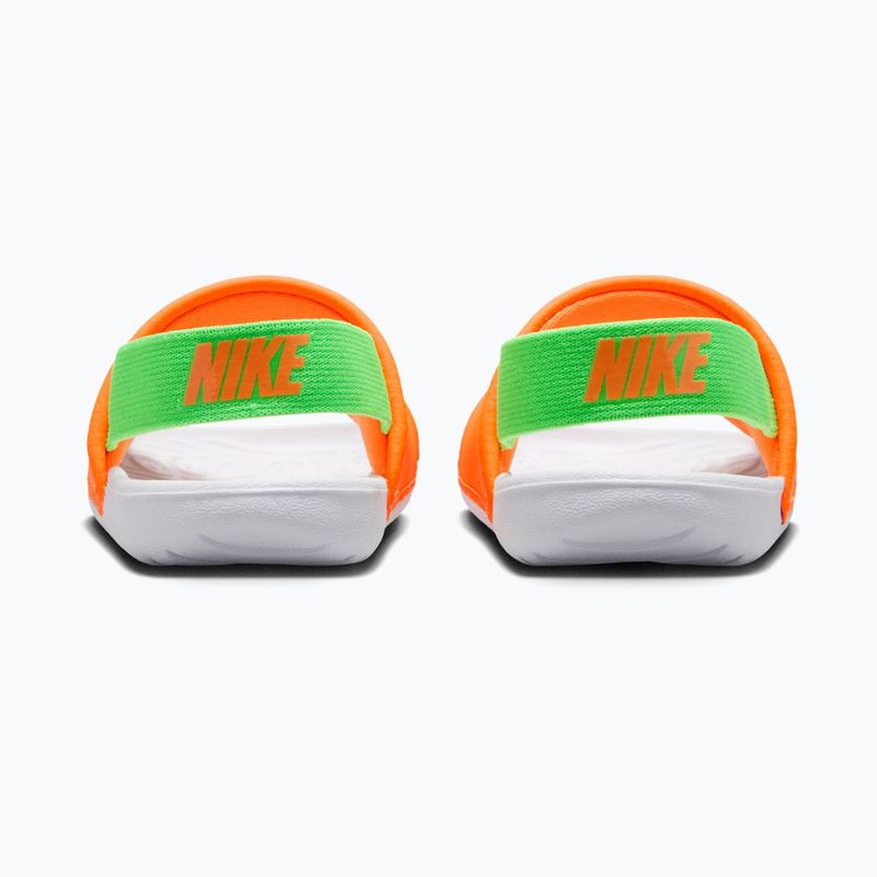 Детски чехли Nike Kawa total orange/green strike 4