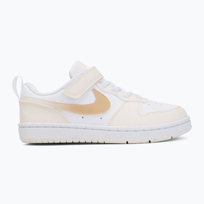 Детски обувки Nike Court Borough Low white/chalk/white/shimmer 2