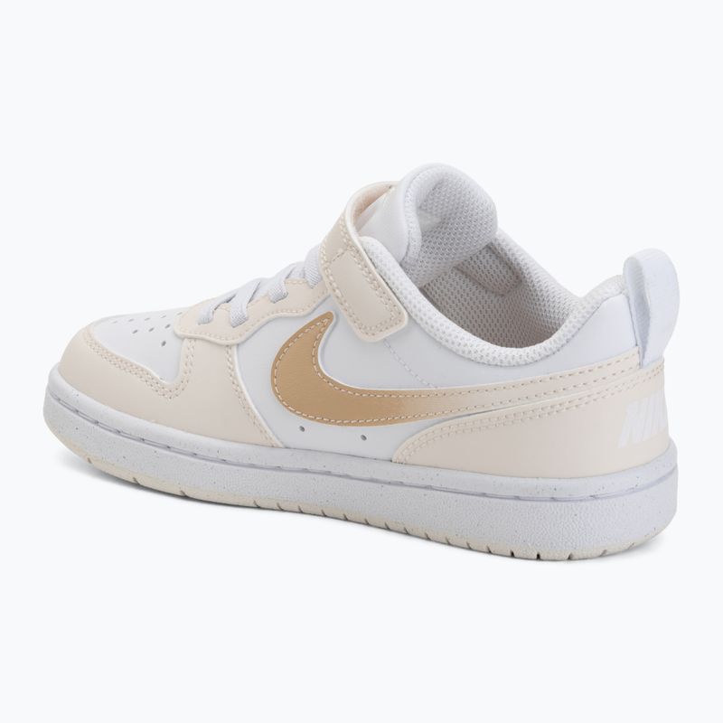 Детски обувки Nike Court Borough Low white/chalk/white/shimmer 3