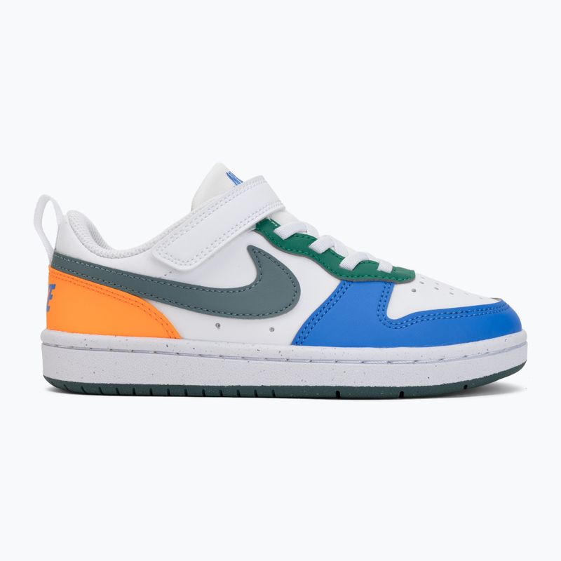 Детски обувки Nike Court Borough Low Recraft white/malachite/mineral slate 2