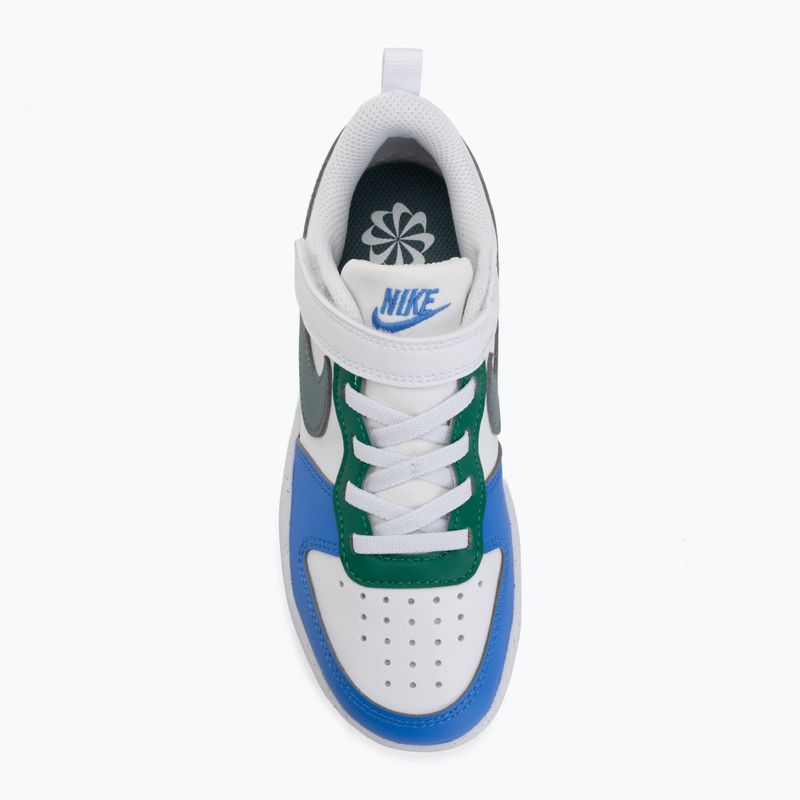 Детски обувки Nike Court Borough Low Recraft white/malachite/mineral slate 5