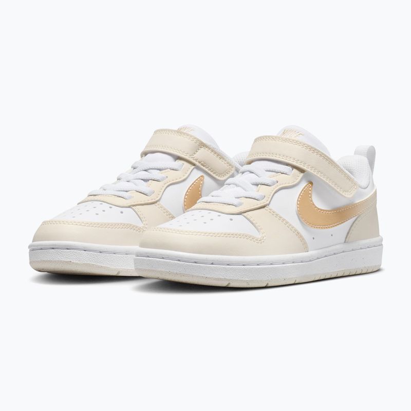 Детски обувки Nike Court Borough Low white/chalk/white/shimmer 3