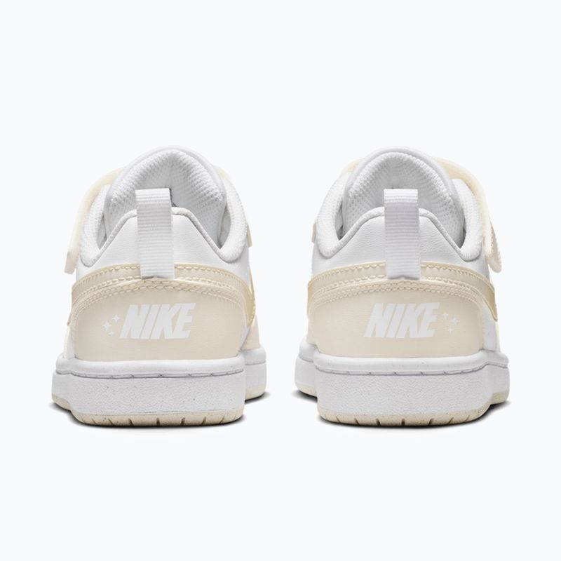 Детски обувки Nike Court Borough Low white/chalk/white/shimmer 4